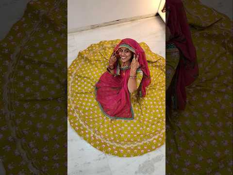 16 kali ka lehenga of lotus print #ytshorts #shorts #lehenga #trending #design #fashion #mamta #kali