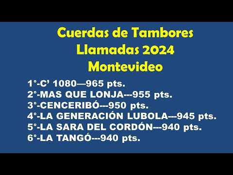 CUERDAS DE TAMBORES 2024