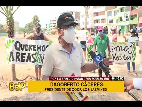 Surco: vecinos se enfrentan por construcción del proyecto ‘Vía Expresa Sur’