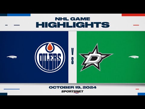 NHL Highlights | Oilers vs. Stars - October 19, 2024