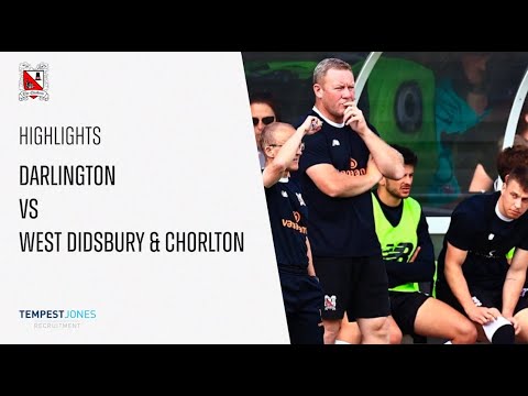 Highlights: Darlington v West Didsbury and Chorlton (FA Cup - AWAY)