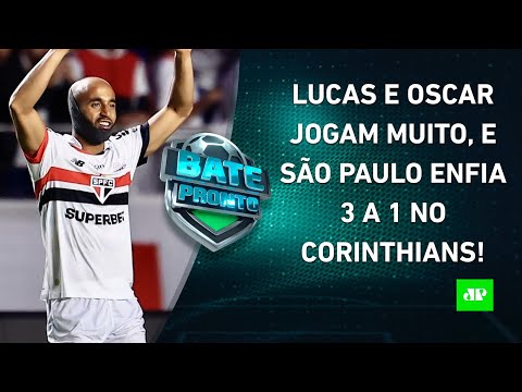 São Paulo VENCE Corinthians com SHOW de Lucas e Oscar; Flamengo GANHA com TITULARES! | BATE-PRONTO