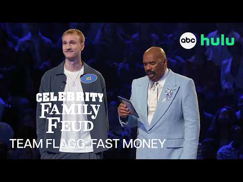 Team Flagg Takes on Fast Money | Celebrity Family Feud