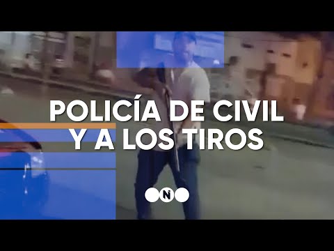 POLICÍA de CIVIL y a los TIROS - Telefe Noticias