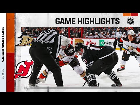Ducks @ Devils 3/12 | NHL Highlights video clip
