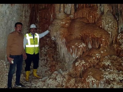 Yozgat'ta inşaat kazısında, yeraltı mağarası bulundu