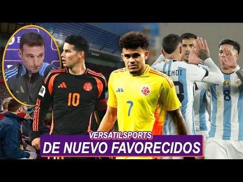 DE NUEVO FAVORECEN a ARGENTINA | COLOMBIA ATENTA | LUIS DIAZ RENOVACION | JAMES HABLA de EVERTON