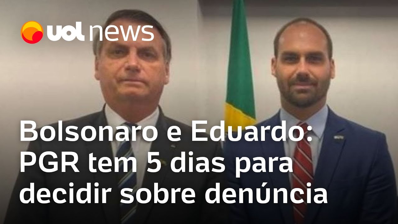 PGR tem até 1º de setembro para decidir sobre denúncia contra Bolsonaro e Eduardo determina Moraes