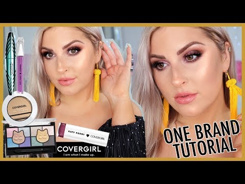 One Brand Tutorial ? Full Face Of COVERGIRL! ? + MEET KATY PERRY!