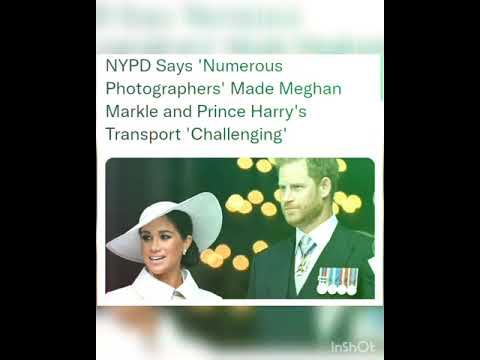 NYPD Says 'Numerous Photographers' Made Meghan Markle and Prince Harry's Transport 'Challenging'
