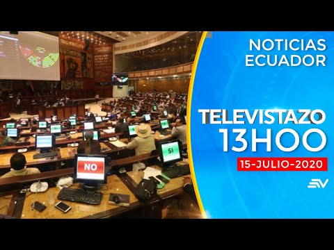 NOTICIAS ECUADOR: Televistazo 13h00 15/julio/2020