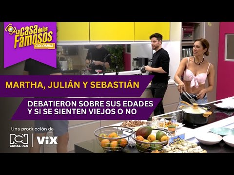 Julián y Sebastián bromearon sobre la edad de Martha Isabel | La casa de los famosos Colombia