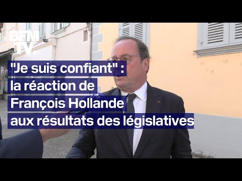 Confiant et préoccupé: la réaction de François Hollande aux résultats dans sa circonscription