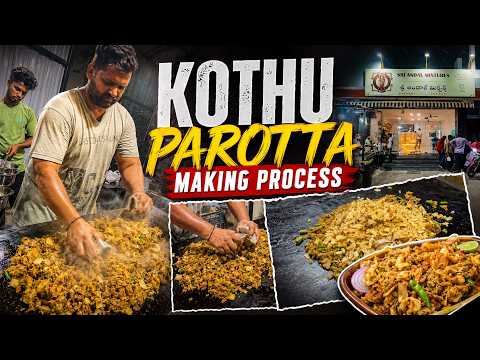 🔥 KOTHU PAROTTA Making Process | Hyderabad Street Food 😍 Amazing Live Cooking
