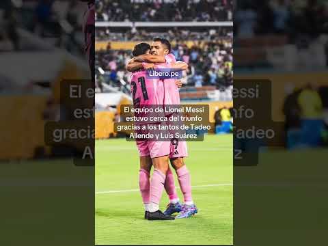 PALMEIRAS EMPATA AL INTER DE MIAMI DE LIONEL MESSI🔥⚽️ | Líbero