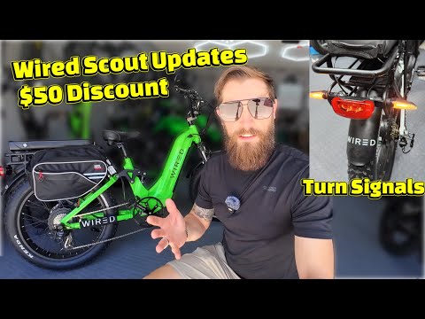 Wired ebikes: Updates, Discounts, Turn Signals