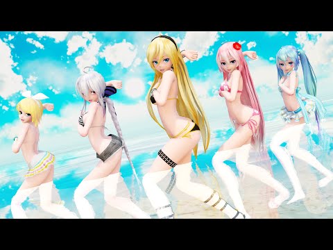 【MMD】JENNIE - Mantra (short)【Lily Miku Haku Luka Rin】