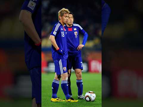 Honda or Endo? Two iconic اليابان free kicks in one match!