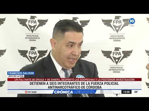 Detienen a seis integrantes de la Fuerza Policial Antinarcotráfico de Córdoba