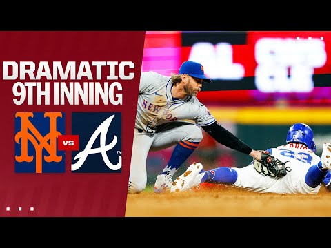 A VERY DRAMATIC 9th inning between division rivals Mets & Braves! (Glovework, gutsy steals & MORE!)