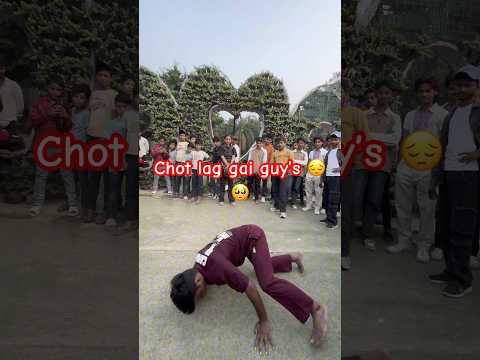 Public me gir gaya 🥺please guy’s support karo one like ♥️/#stunt #sad #reaction #backflip #flip