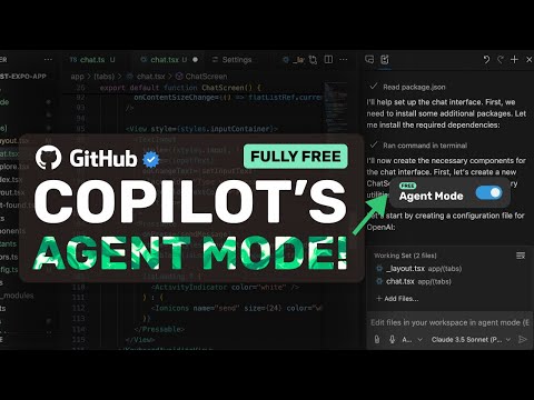 Github Copilot's Agent: RIP Cursor! This FREE AI Coding AGENT has O3 MINI for FREE!