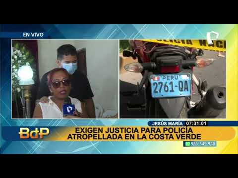 Familiares de policía de salvataje fallecida en accidente de la Costa Verde exigen justicia