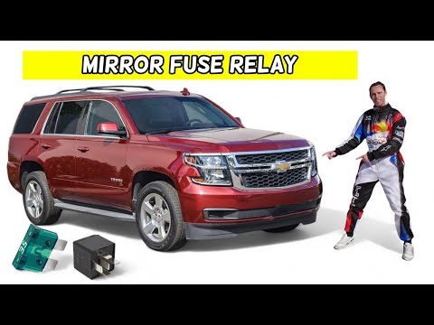 CHEVROLET TAHOE SUBURBAN MIRROR FUSE RELAY LOCATION REPLACEMENT 2015 2016 2017 2018 2019 2020