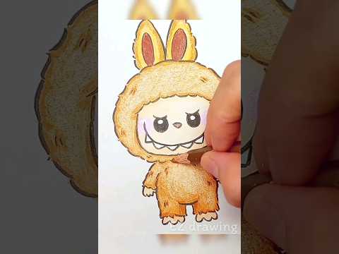 วาดรูปเล่น EZ Drawing วาดลาบูบู้Labubu☆Ep.92024☆HowtodrawaCuteLABUBU.Easydrawing