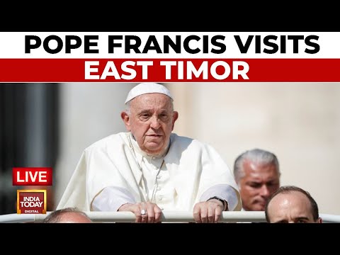 Pope Francis LIVE From East Timor | Pope Francis Reaches East Timor For The First Time| Pope On Tour
