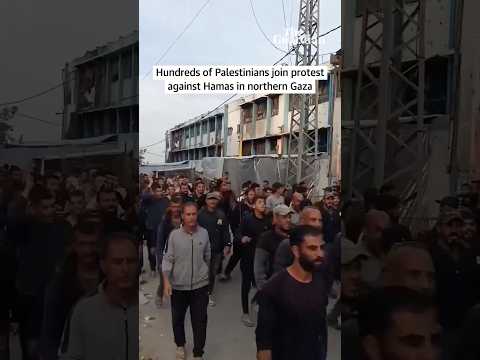 Hundreds of Palestinians join protests against Hamas in northern Gaza