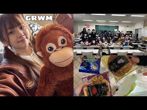 GRWM🏫 | 두근두근.. 일본 학교 입학식날 같이 준비해요🌸 나.. 일본인 친구 사귈 수 있을까..?🎌