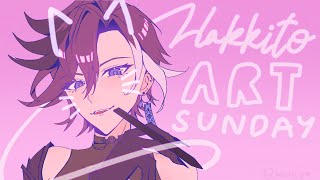 【HAKKITO ART SUNDAY】LET'S LINEART SOME HAKKITOS ( • ̀ω•́ )✧