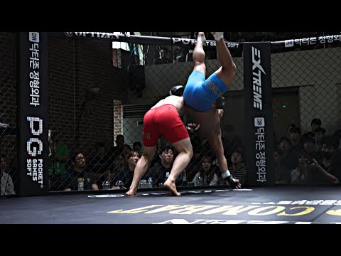 100kg 선수를 땅에 꽂아버리는 충격적인 경기.. 스콜피온 vs 마우이