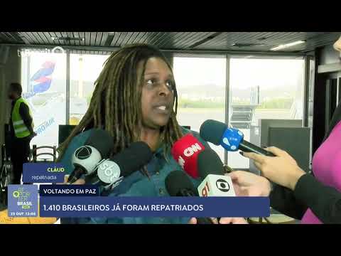 Jato da FAB chega ao Brasil com mais 209 repatriados