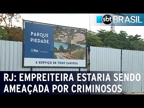 Polícia investiga ameaça a empreiteira que construiu parque no RJ | SBT Brasil (10/01/24)