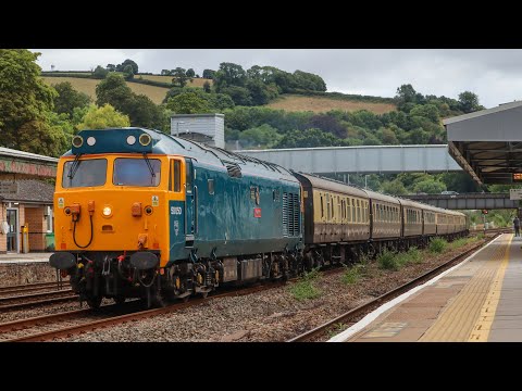 50050 Hauls Vintage Trains’ ‘Plymouth’ Railtour Through Dawlish & Totnes (24/08/22)