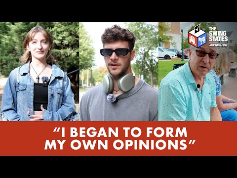 Swing state voters share how their opinion on issues have evolved: Come from a Christian upbringing