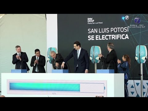 Grupo BMW y autoridades iniciaron electrificación en SLP