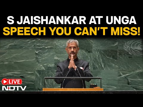 S Jaishankar UNGA LIVE | Ministry Of External Affairs Of India | UN Meeting LIVE | S Jaishankar LIVE