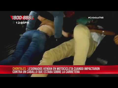 Nicaragua: Hermanos sufren lesiones graves tras impactar contra un caballo