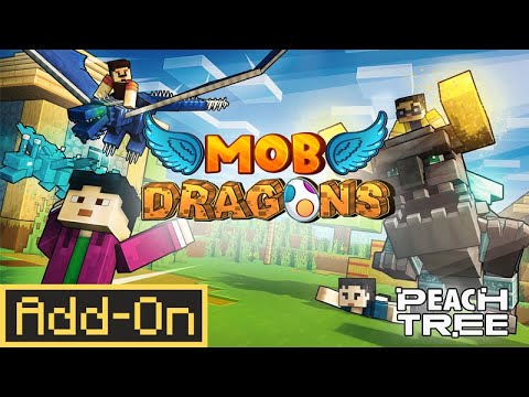 モブがドラゴンになるアドオン「Mob Dragons(モブドラゴン)」Switch対応【マイクラ統合版】