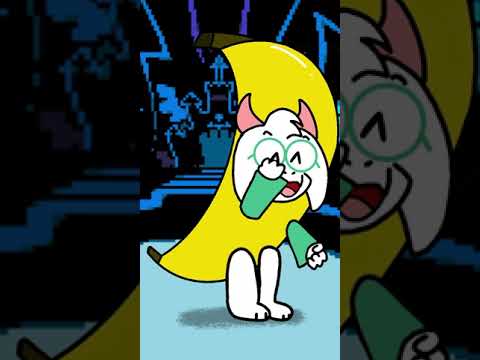 Ralsei dancing in a banana suit (you're welcome) #ralsei #deltarune #animation #meme #flipaclip