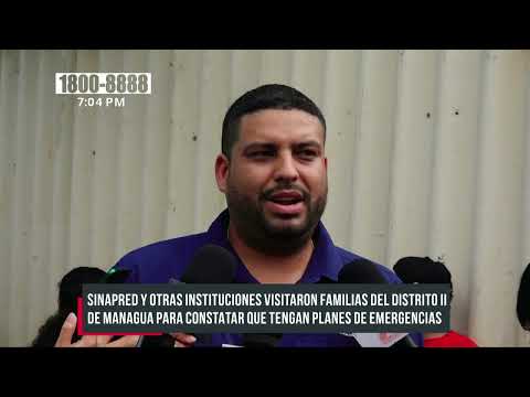 Familias de Managua listas con sus planes de emergencias - Nicaragua