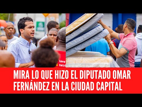 Diputado Omar Fernández ayuda a damnificados por lluvias