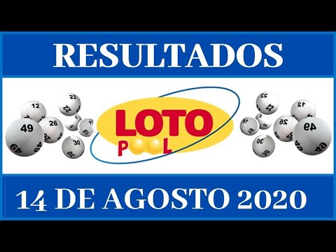 Resultados de la Loteria loto Pool de hoy 14 de Agosto del 2020