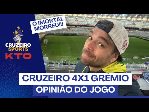 🔥O IMORTAL MORREU! DIOGO MEDEIROS ANALISA GOLEADA DO CRUZEIRO SOBRE O GRÊMIO NO MINEIRÃO