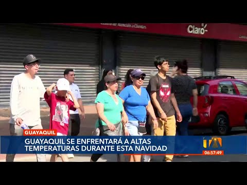 El Inamhi pronostica altas temperaturas durante esta navidad en Guayaquil