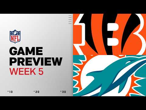 Cincinnati Bengals vs <strong>Miami</strong> Dolphins | 2026 Week 5 <strong>Game</strong> Preview