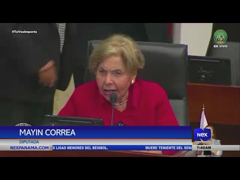 Mayi?n Correa exige pronunciamiento sobre presuntos gastos del estado en el hijo de Varela